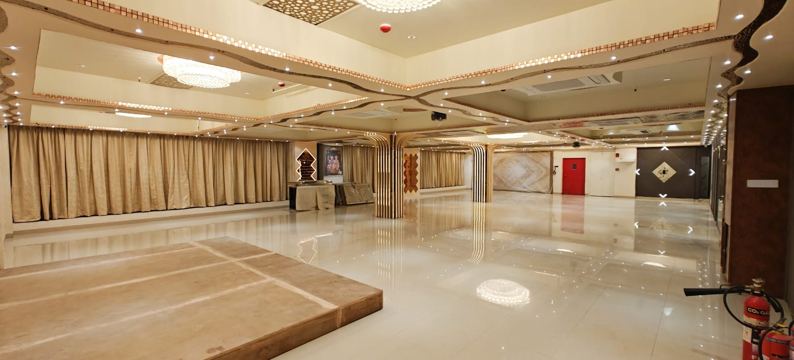 ROYALLIA BANQUET elegant interior New Town Kolkata wedding venue